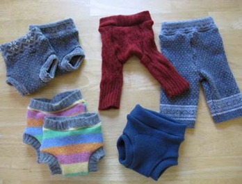 Make Your Own Baby Bum Sweaters Pattern - Baby Articles and Cloth