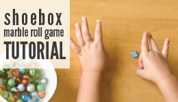 shoebox marble roll game tutorial